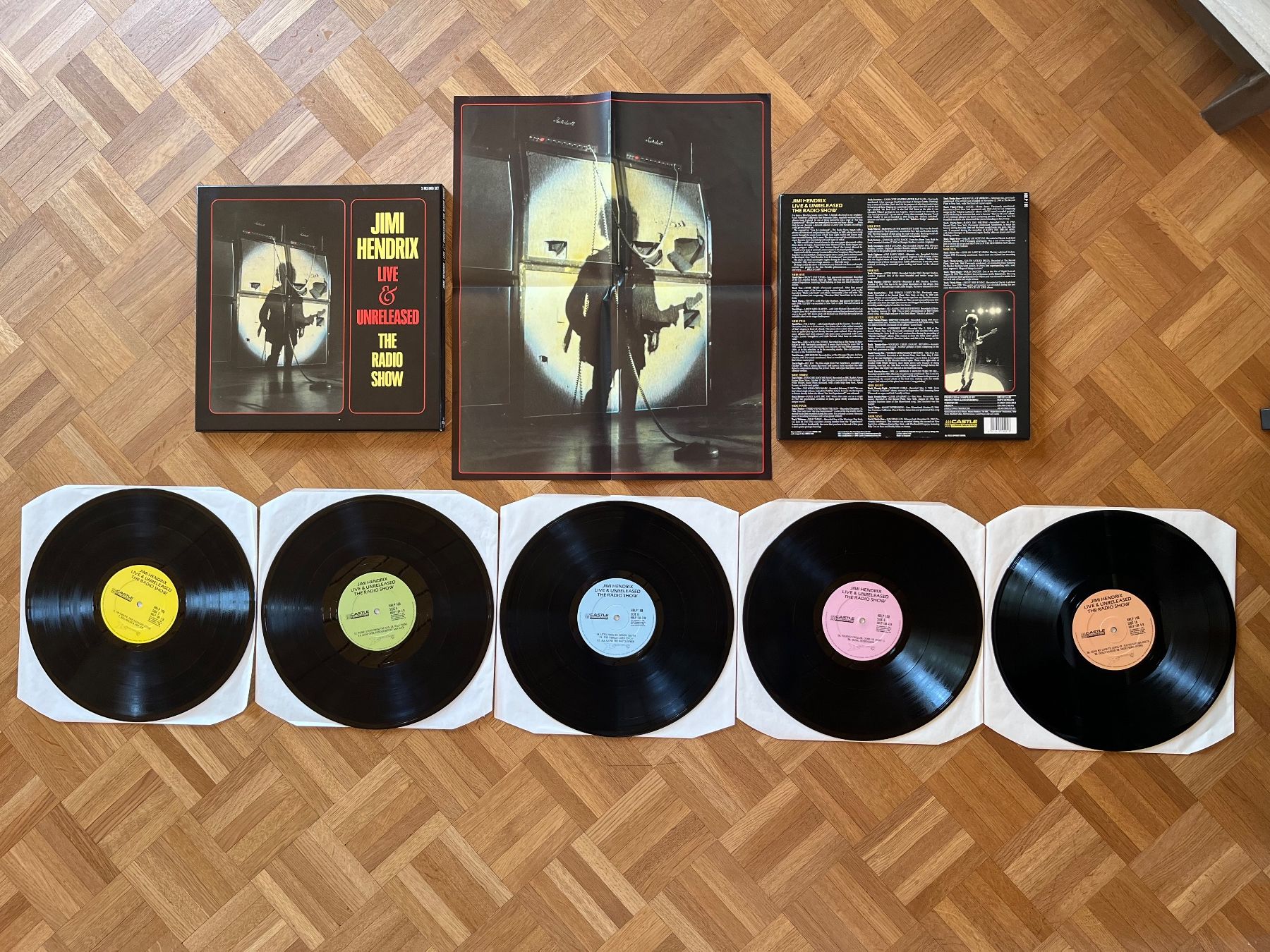 Schallplatten: Jimi Hendrix 5 LP Box - Live & Unreleased – Gebraucht aus Giebenach von Wurlitzer70