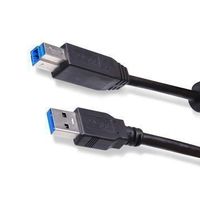 HP USB 3.0 Verbindungskabel Typ A/B, Schwarz, 1,8 m (NEU)