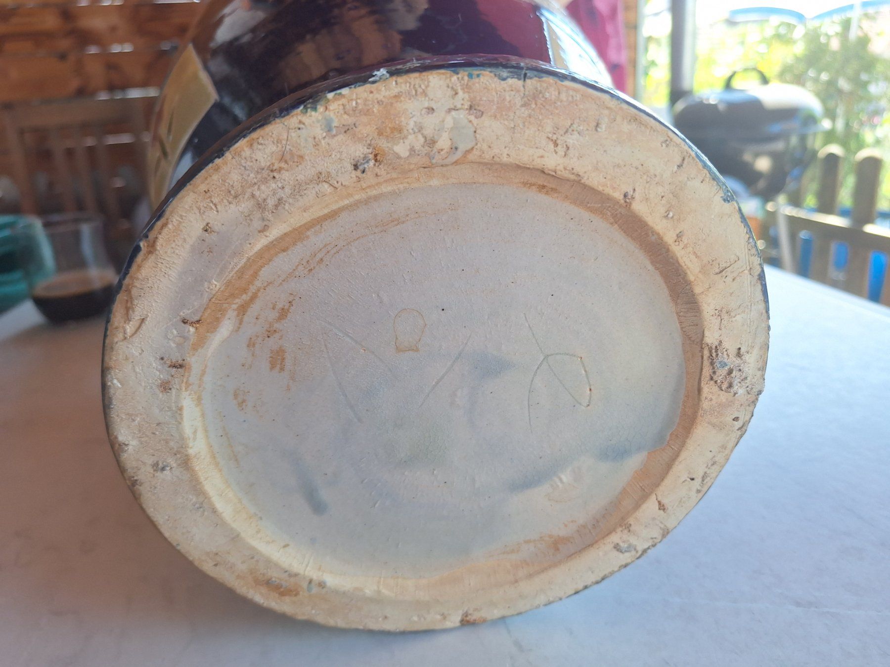 Vase & Récipients: GROSSE HÜBSCHE BODENVASE KOBALTBLAU – D'occasion à Huttwil par Kunterbuntli 5