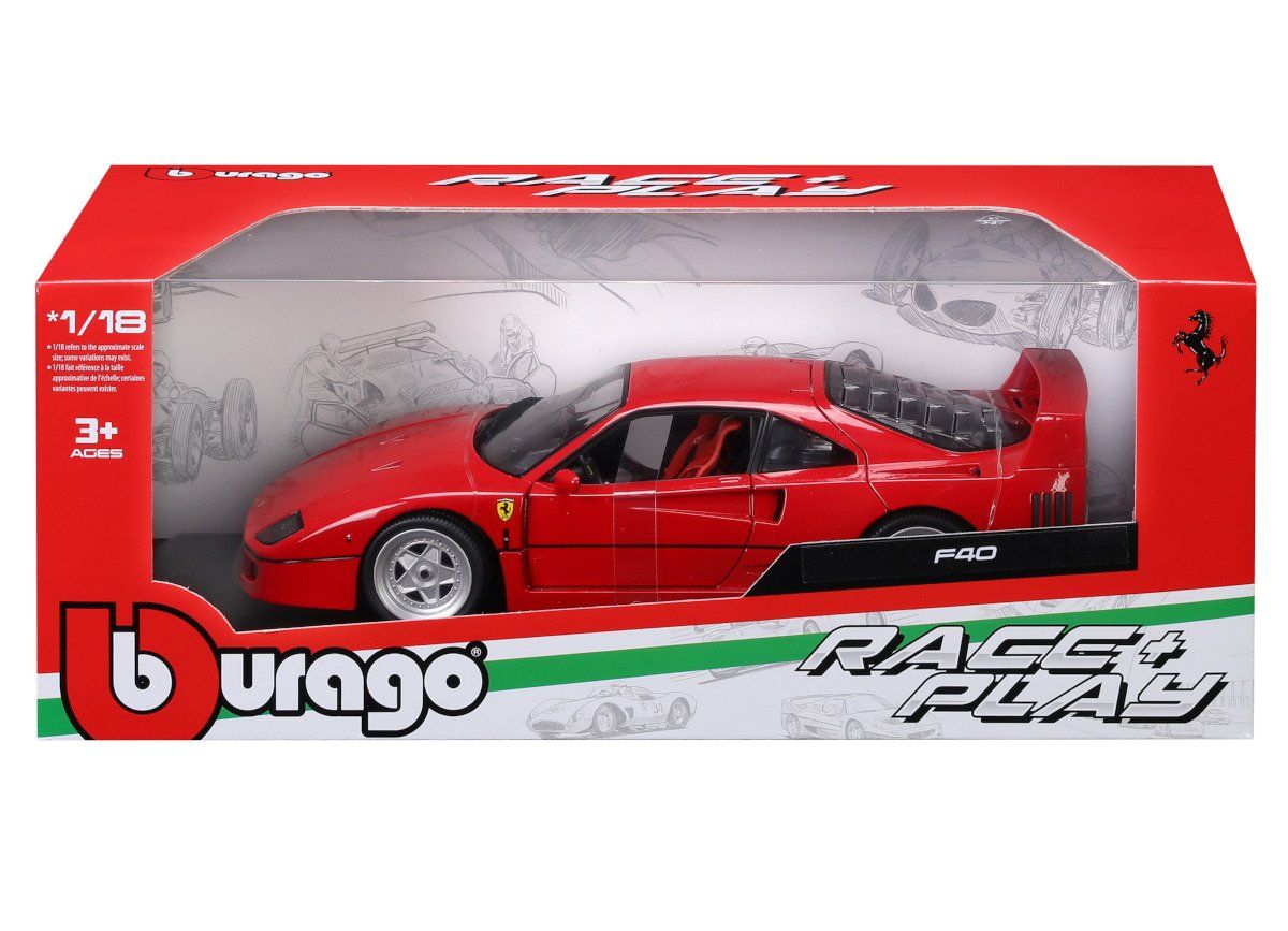 Bburago Modellini d'auto: Ferrari F40 1:18 – Nuovo e nell'imballaggio originale da Uznach venduto da Bieger58