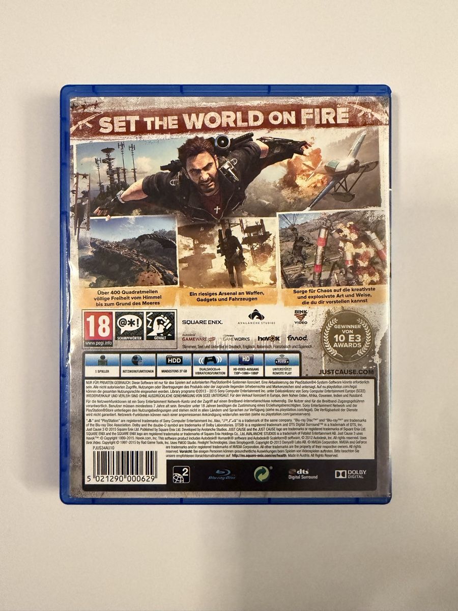 Sony Spiele: Just Cause 3 Ps4 Game – Gebraucht aus Hendschiken von Jamie2006 1