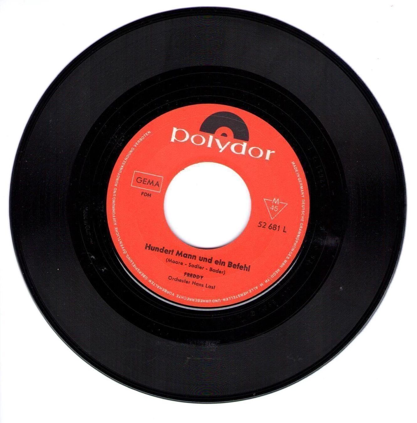 Dischi in vinile: Freddy: Hundert Mann und ein Befehl – Usato da Goldach venduto da Pw1427 1