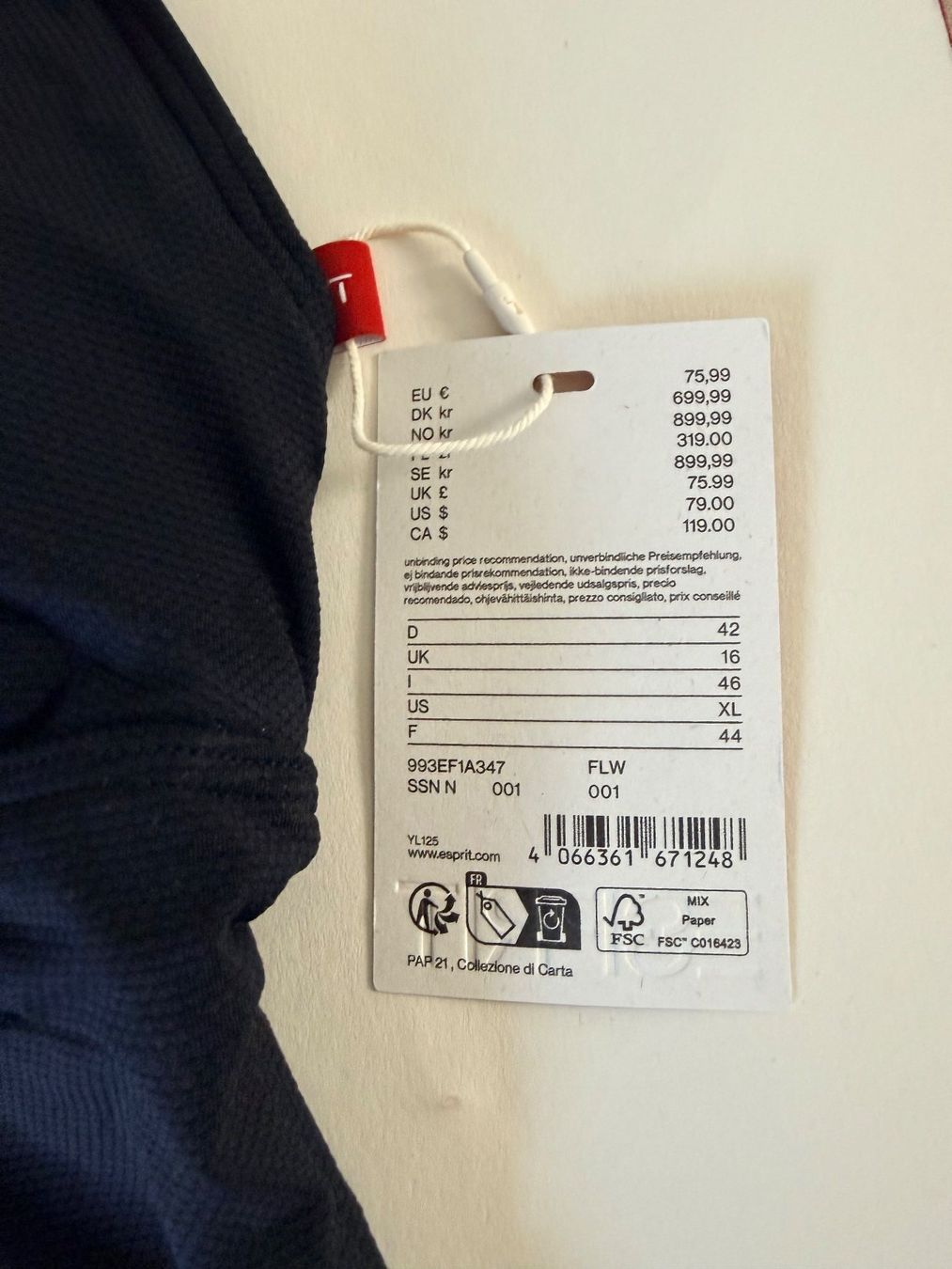 Esprit Costumi da bagno & Bikini: ESPRIT, Badekleid, Grösse 42, Farbe Schwarz – Nuovo e nell'imballaggio originale da Rudolfstetten venduto da gst_g7xl 6