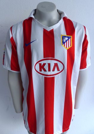 Atletico Madrid 2010-11, n°11, vintage football, taille L
