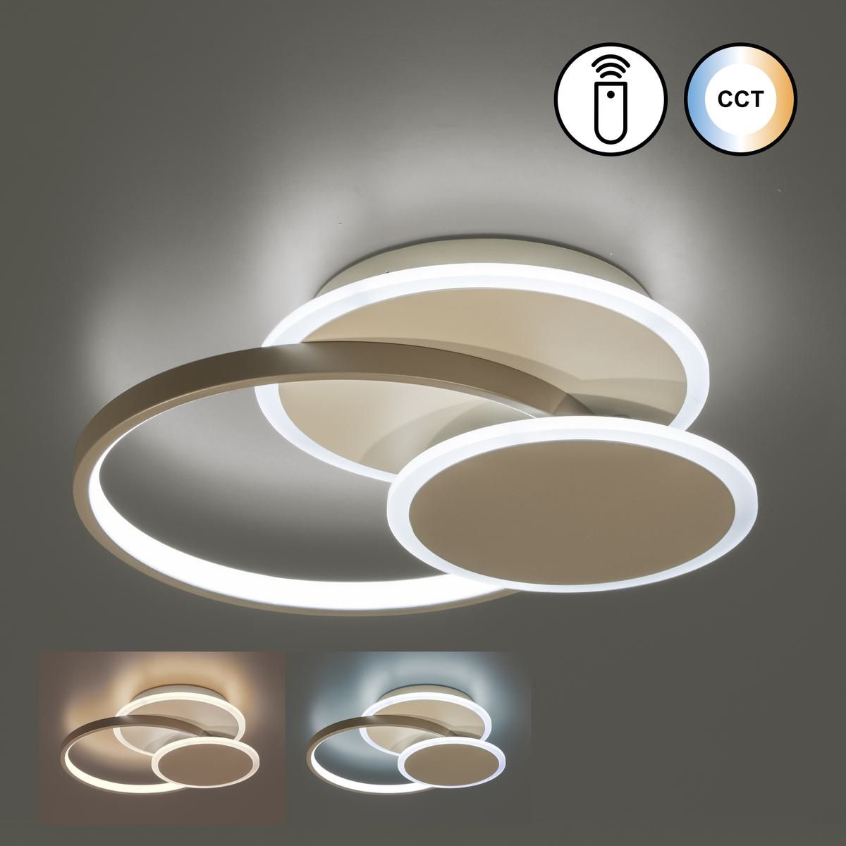 Lampadari & plafoniere: LED Deckenleuchte, CCT, 40 cm x 40 cm – Nuovo (secondo la descrizione) da Kreuzlingen venduto da Smart-Light