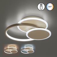LED Deckenleuchte, CCT, 40 cm x 40 cm