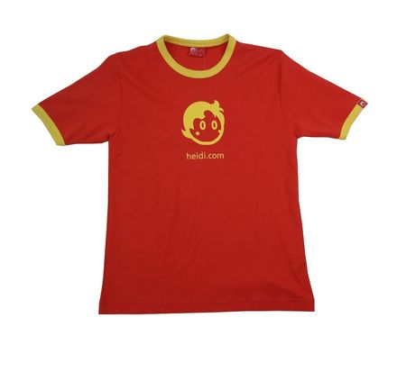 Heidi.com Herren T-Shirts/Made in Turkey/rot,gelb/Gr.M//Neu