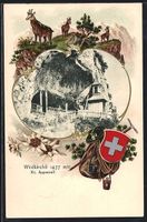 Passepartout-Lithographie Wildkirchli, K