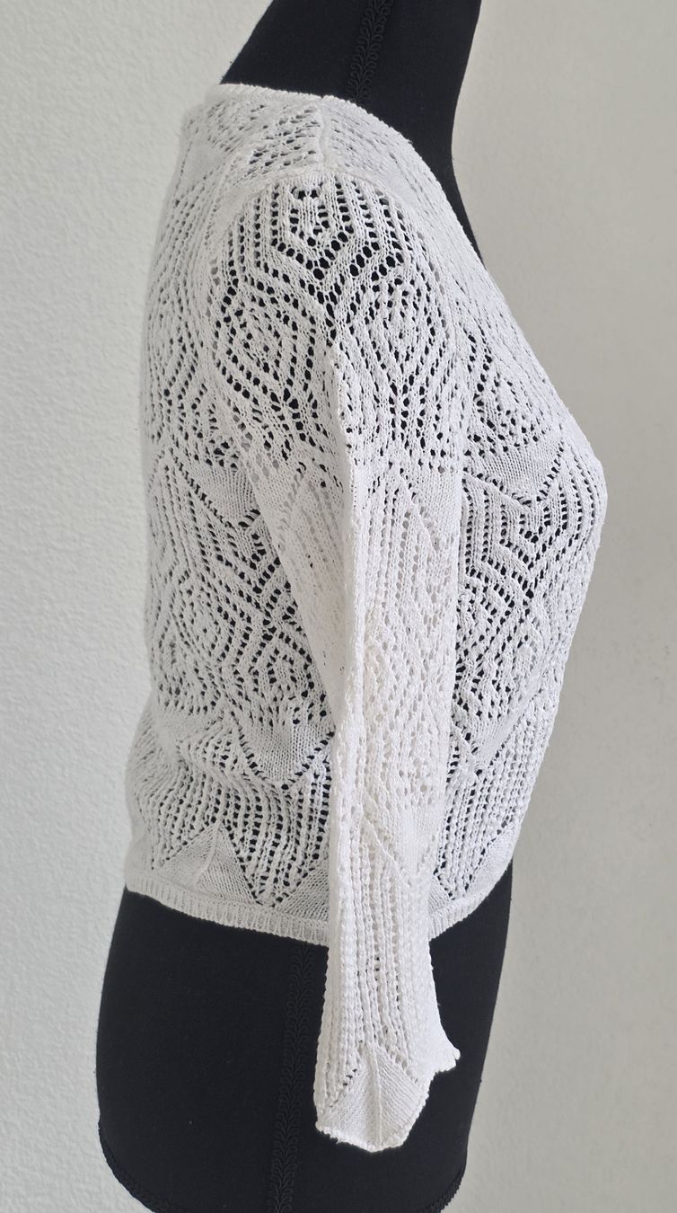 Only Bolero: Damen  Bolero Only weiss Grösse M  – Usato da Rheinsulz venduto da Gilea 2