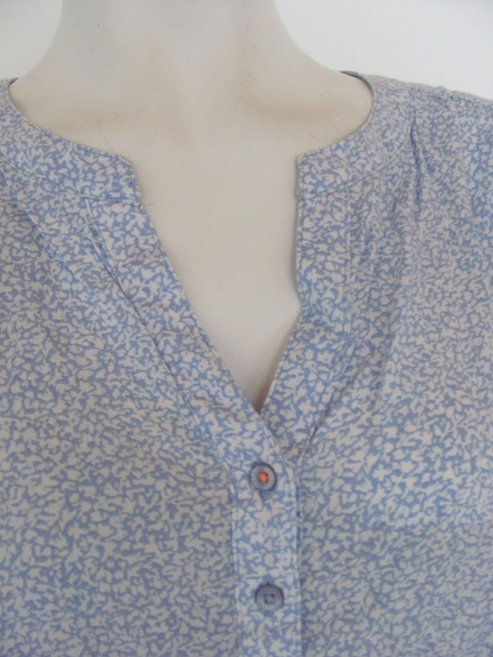 Camicette: Street One Bluse hellblau mit  Muster Gr.38 – Usato da Gümligen venduto da Fantapanda 2