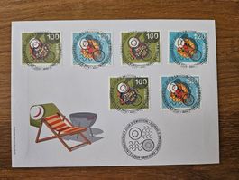 Combo FDC Sommer 2024 mit Vollersttagstempel