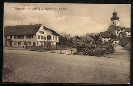 Würenlos, Gasthof zum Rössli mit Kirch