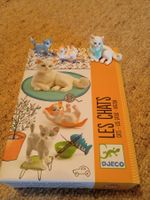 DJECO Katzen- Katzenmutter mi 2 Katzenjungen/Puppenhaus