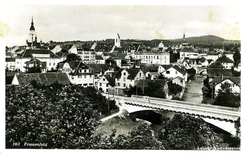 Cartoline postali: Frauenfeld + 1944 Feldpost – Usato da Emmenbrücke venduto da teestube