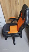Gaming Chair Black and Orange Used Condition