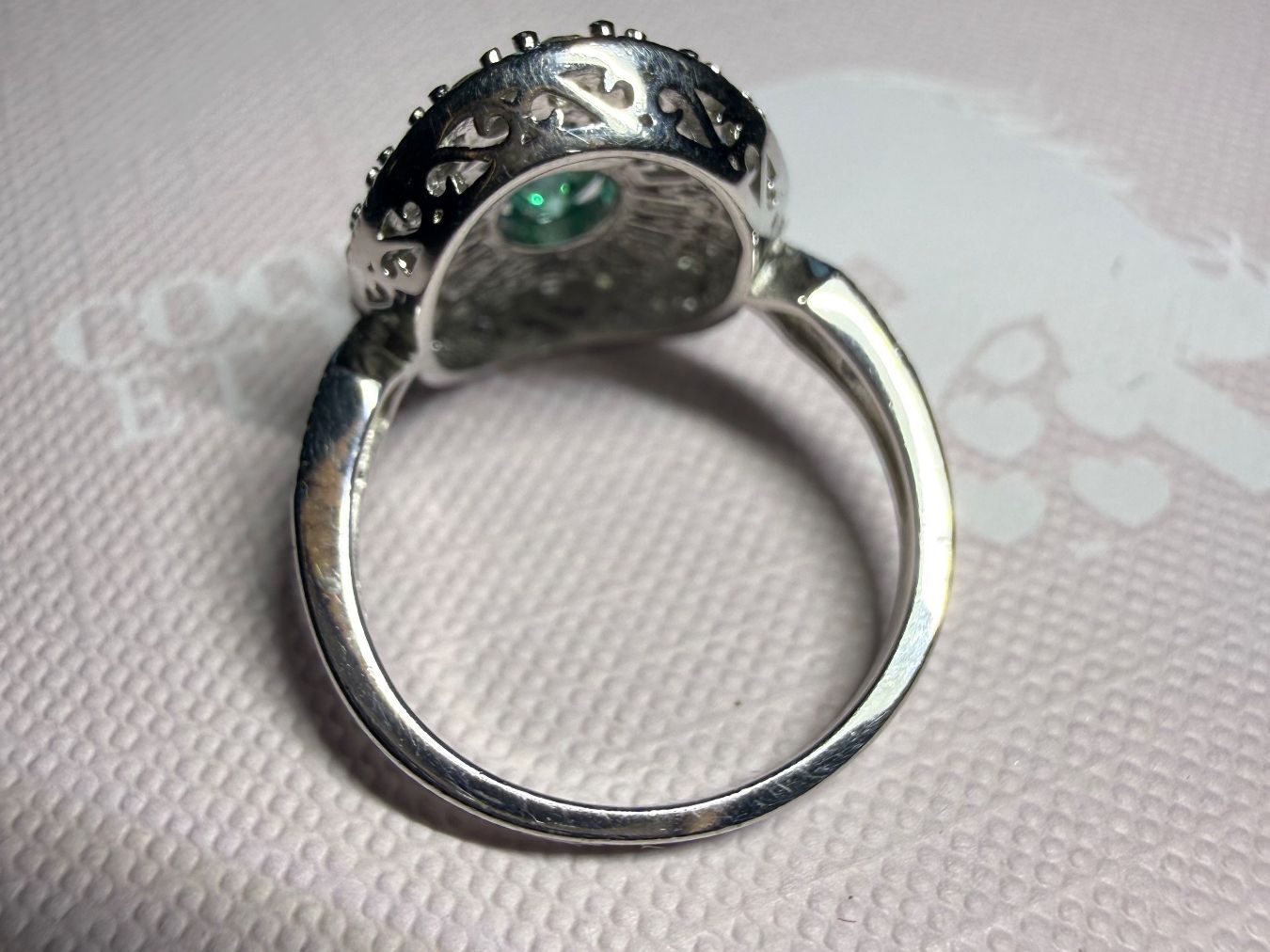Anelli: Bague Aigue-marine – Nuovo e nell'imballaggio originale da St-Maurice venduto da Sandrinette123 4