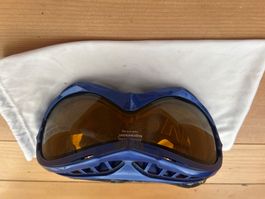 Kinder Blaue Ski- oder Snowboardbrille, neuwertig, Grösse M