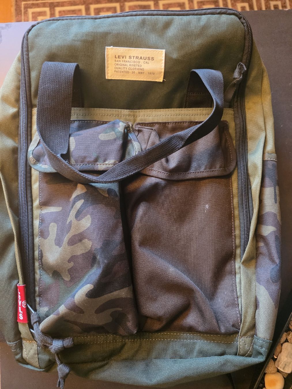 Levi's Zaini: Rucksach Levis camouflage – Usato da luzern venduto da rinomaz