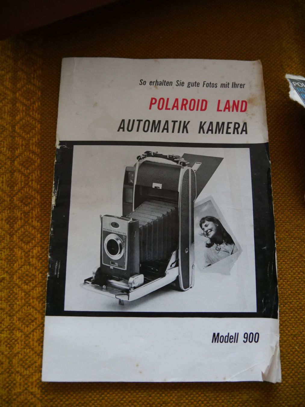 Polaroid Fotocamera: Polaroid 900 ELECTRIC-EYE LAND CAMERA – Usato da Gränichen venduto da Nimmersatt 3