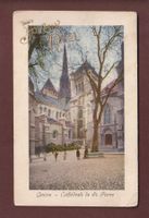GENEVE - St. Pierre - Joyeux Noël - 1911 // pli d'angle //