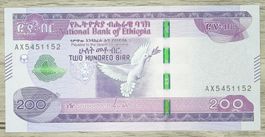 Ethiopie 200 birr UNC