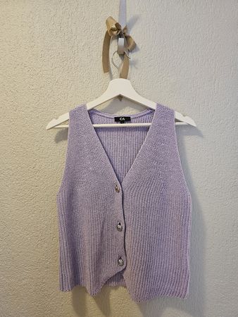 💜Coole lila C&A Strickweste in Gr.S💜