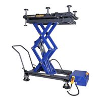 Mobiler Scherenhubtische für EVA-Autobatterie 1200kg, 230V
