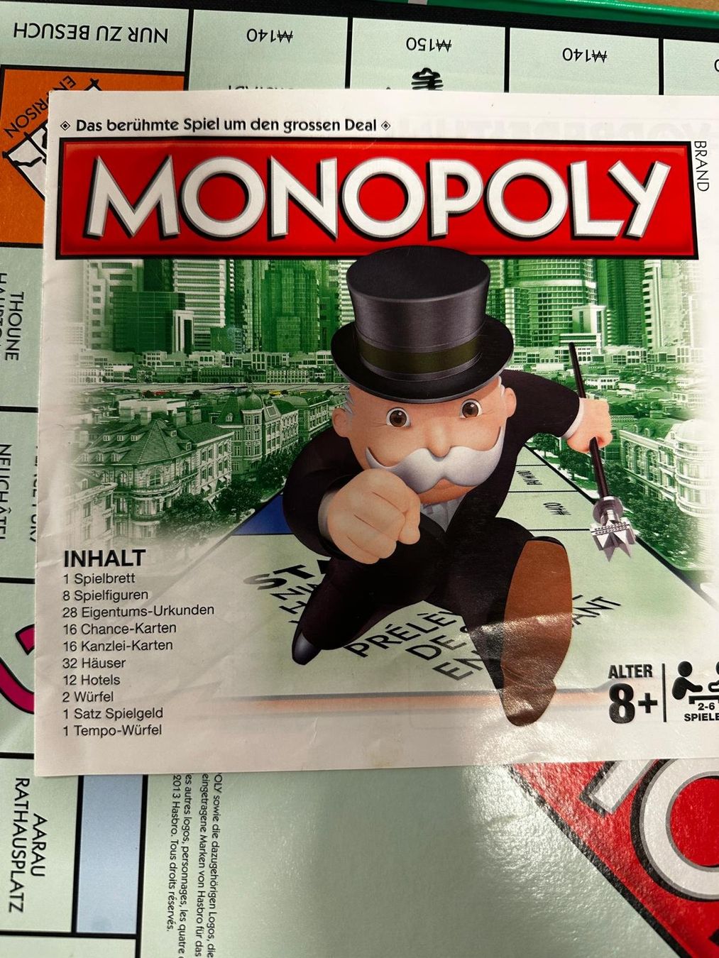 Hasbro Spiele: Monopoly – Gebraucht aus Zürich von Meschle 2