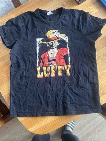 T-Shirt One Piece Luffy schwarz Grösse L akzeptabel