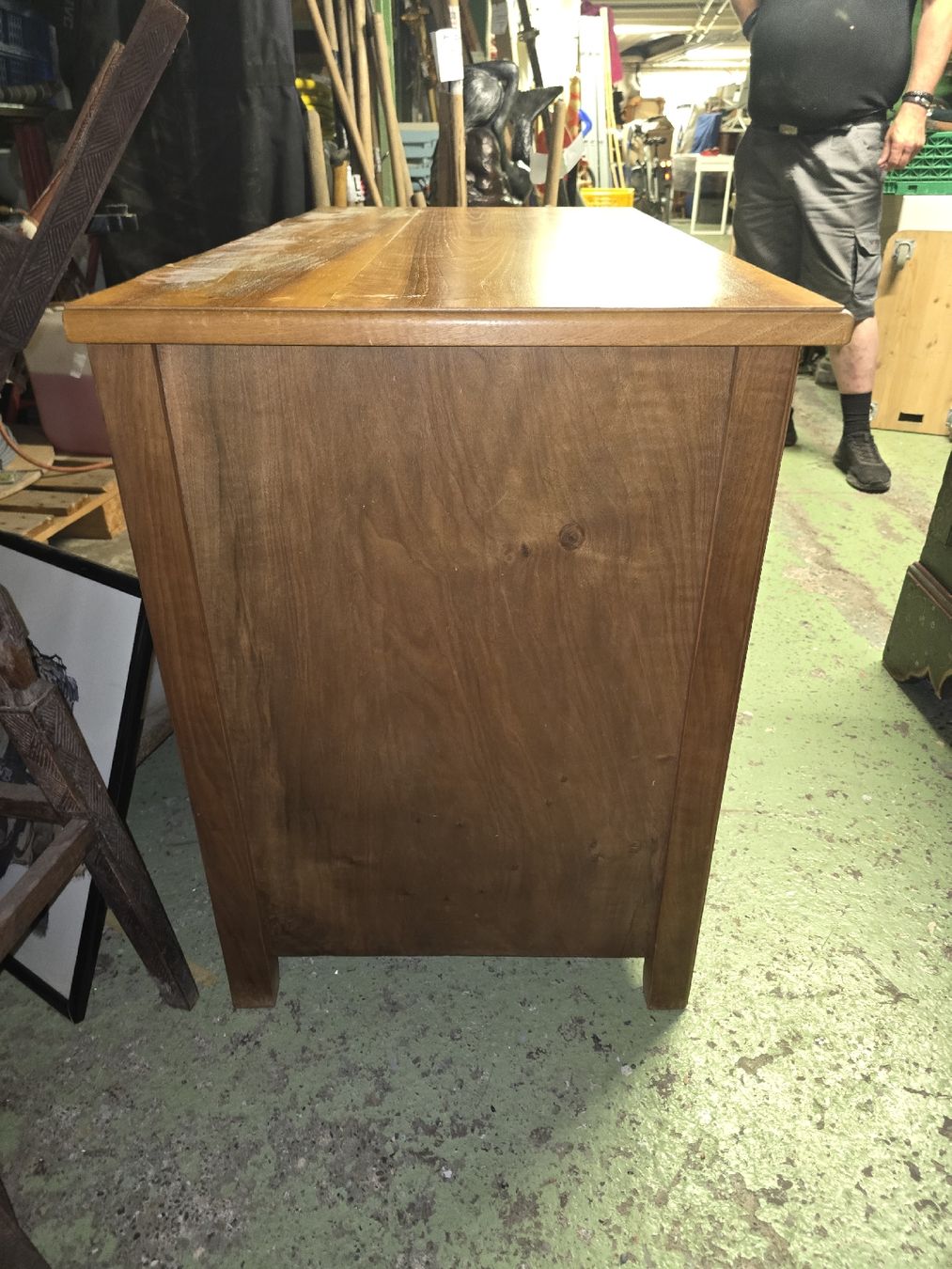 Cassettiere: Antike Kommode Holz mit 3 Schubladen 110x57x80cm   – Usato da Rorschach venduto da TimelessTrading 3