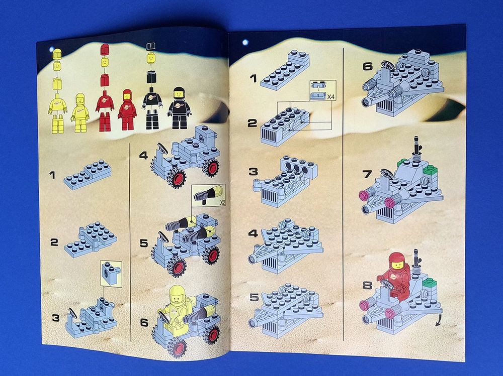 LEGO Bauanleitung 6951 Robot Command Center 1984 Space (Gebraucht) in ...