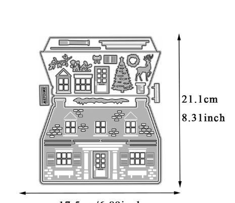 Sciablone: Neues grosses Stanzschablonenset Haus – Nuovo e nell'imballaggio originale da Effretikon venduto da wenuss 3