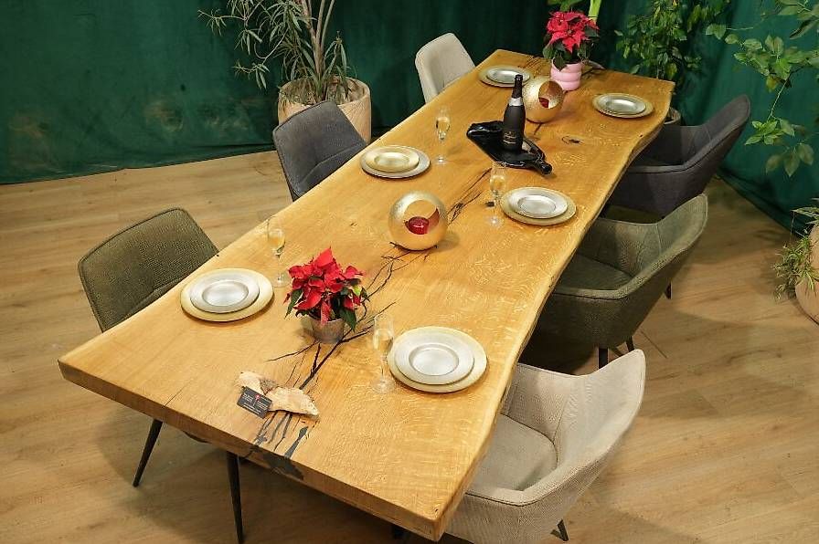 Tavoli: Baumscheibentisch aus Eiche - Ein Unikat aus der Natur – Usato da Walchwil venduto da Swissdesign_Haag 6