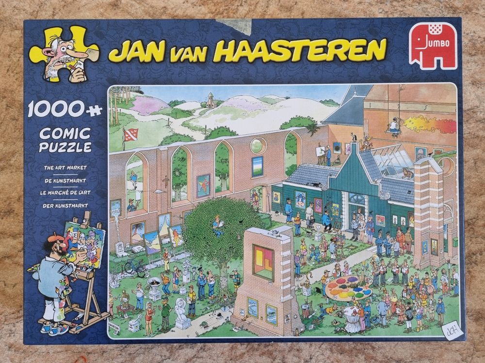 Jan van Haasteren Puzzle 1000 Der Kunstmarkt Kaufen auf Ricardo