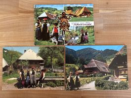 AK mit Schwarzwald Tracht