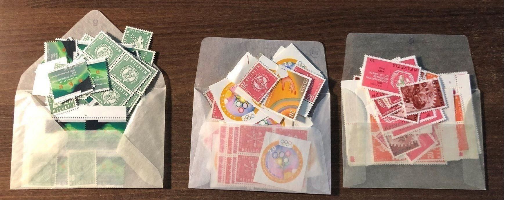Tutti i francobolli: Genfer ämter ** NOMINALWERT 4185.90 CHF – Nuovo e nell'imballaggio originale da Baar venduto da CryptoShop 2