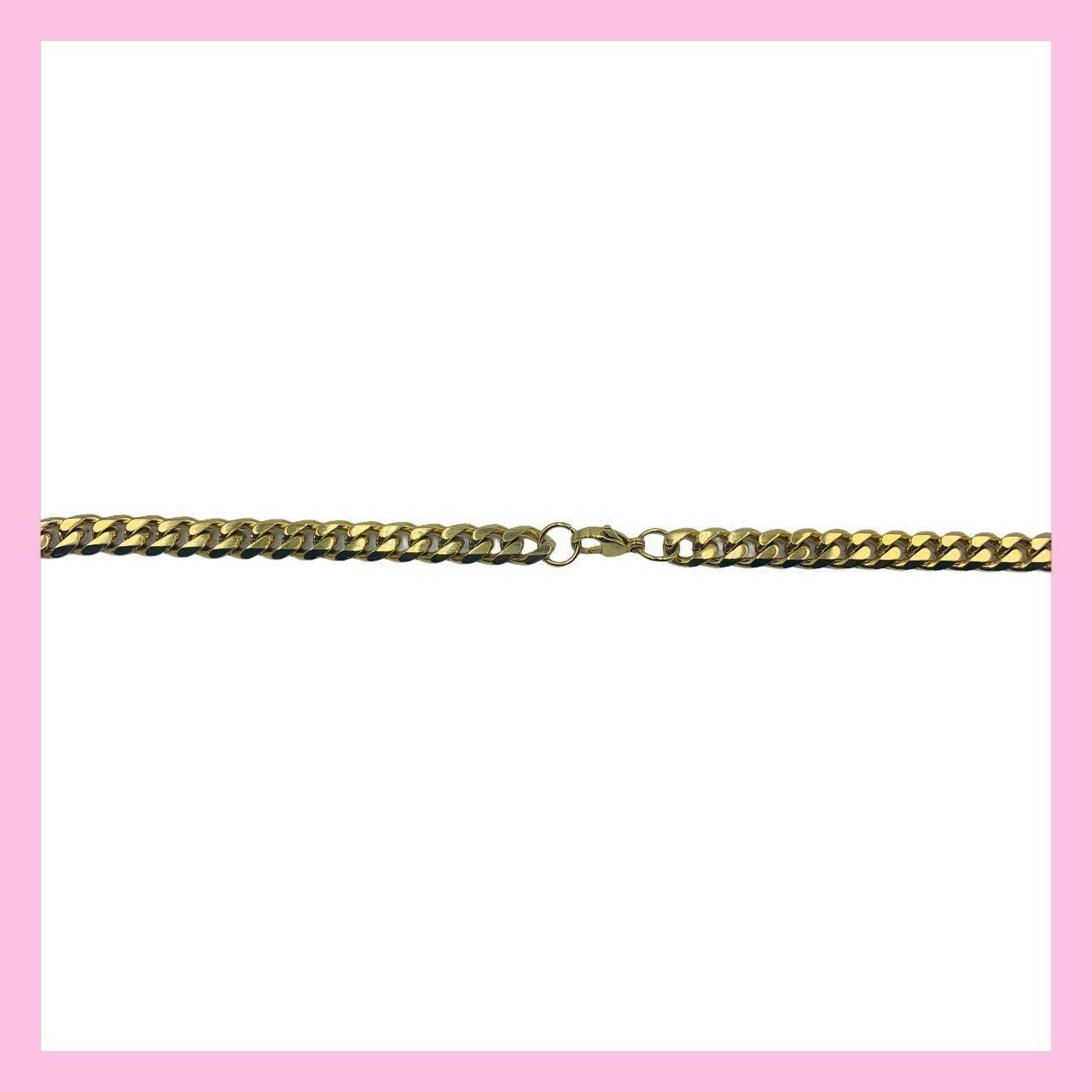 Catenine: Panzerkette Edelstahl vergoldet 60cm – Nuovo e nell'imballaggio originale da Zürich venduto da MEVAS-Schmuck 4