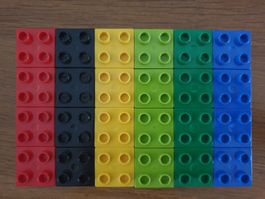 Lego Duplo (28) 24 Bausteine 2x2 Noppen