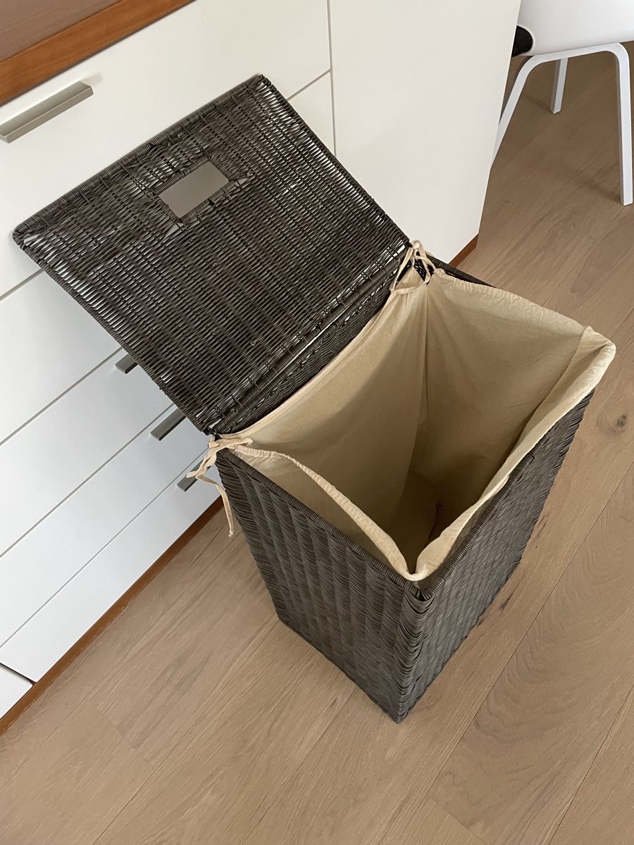 Wäschekörbe: Wäschekorb grau 40 x 30 x 65 – Gebraucht aus Bassersdorf von Marc13 2