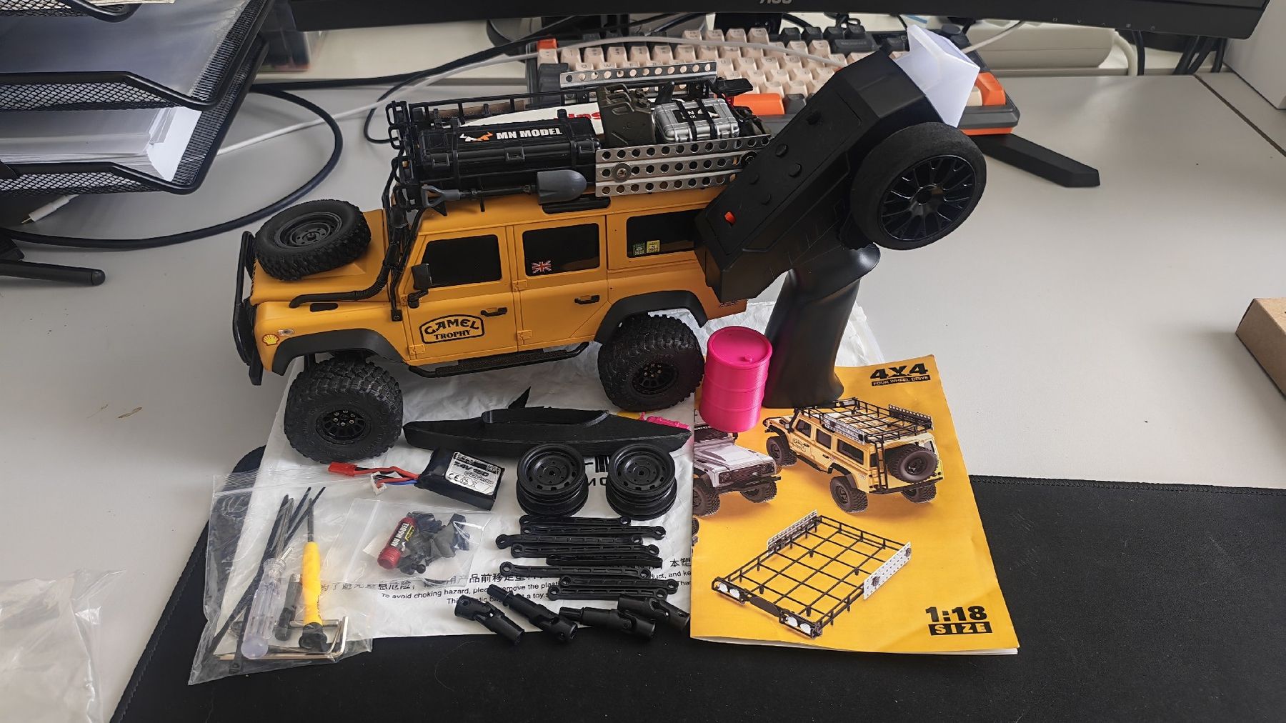 Modellismo RC: 1:18 Landrover Defender Crawler – Usato da Stein AG venduto da Frischgi