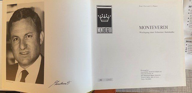 Libri: MONTEVERDI - Werdegang einer Schweizer Automarke – Usato da Sulz AG venduto da fischueberalles 1