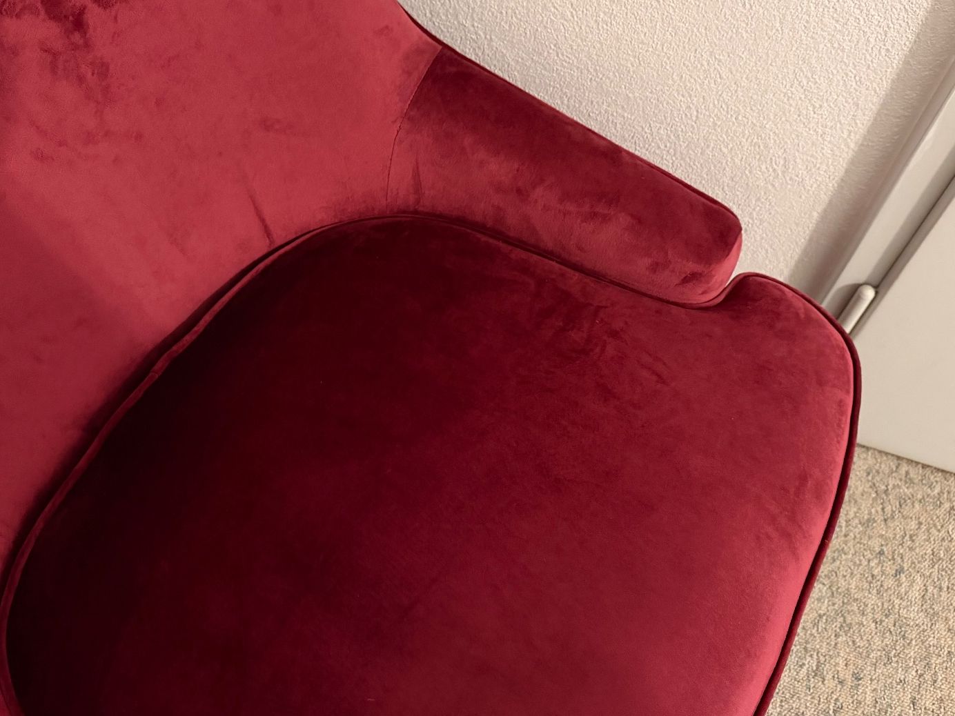 Fauteuils: Samtsessel Weinrot – D'occasion à Brunnen par keusch19 1
