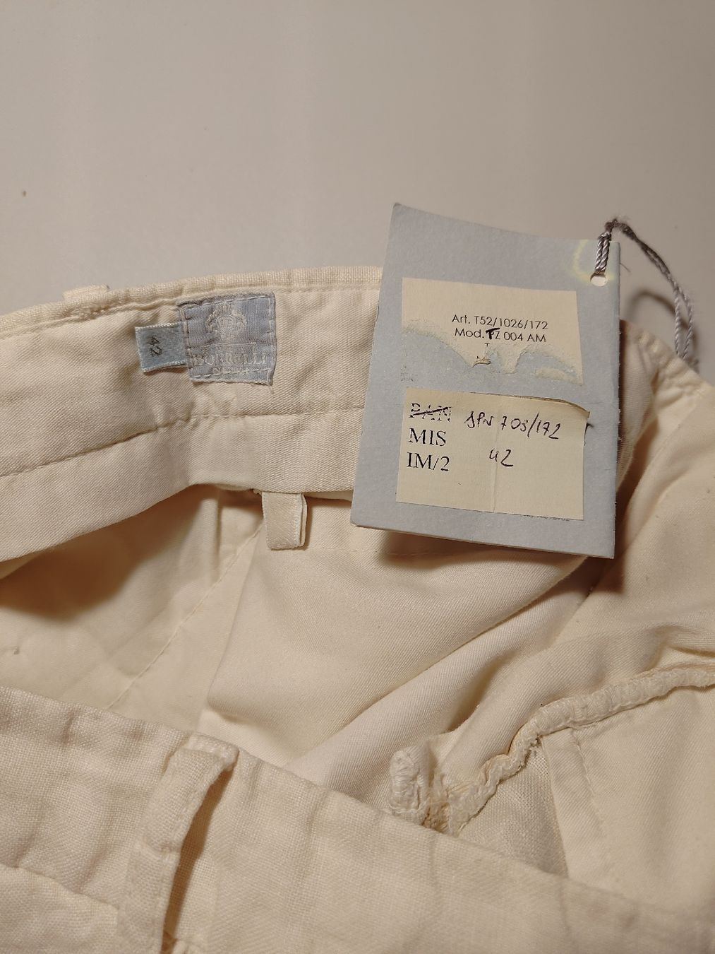 Pantaloni: Borrelli Leinen Hose – Nuovo (secondo la descrizione) da Allschwil venduto da Techiooo 2