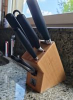 WMF Messerblock bestückt 6 tlg. + Schere