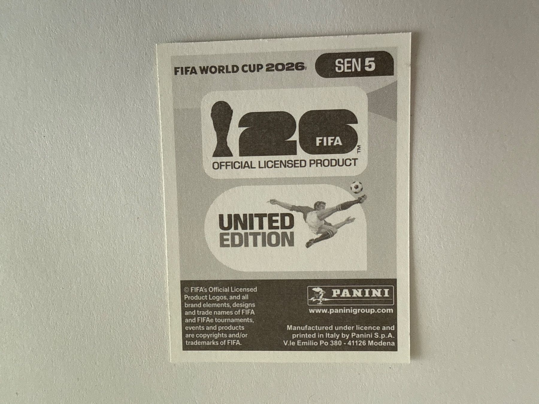 Panini Carte collezionabili: Seck SEN5 - Panini CH Edition WM 2026 – Nuovo (secondo la descrizione) da Grenchen venduto da nicus_aveiro 1