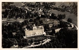 Fliegeraufnahme Morschach mit Hotel Axenfels