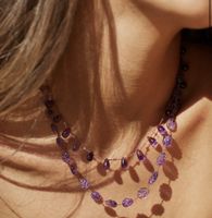 Collier améthyste ivarene neuf