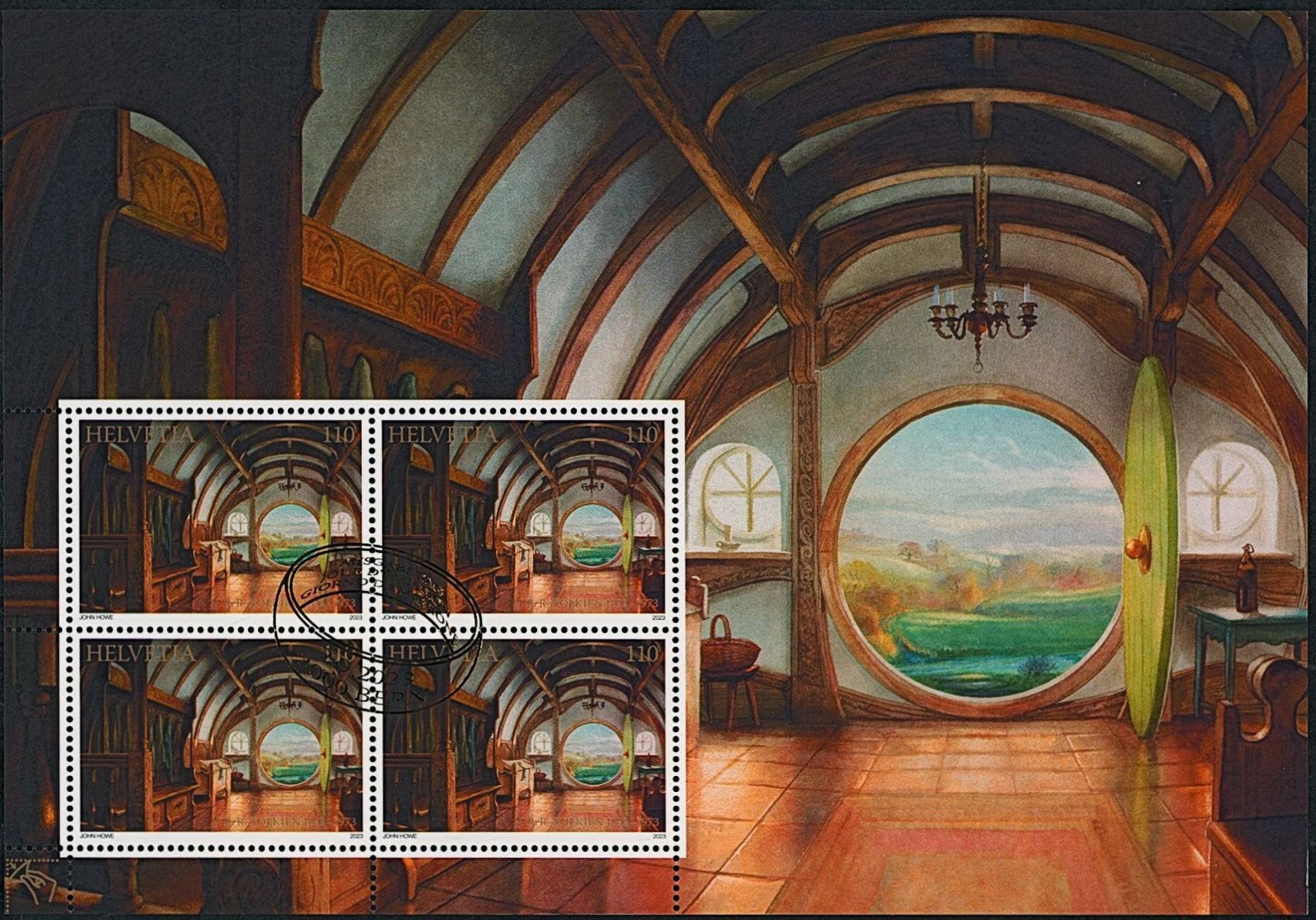 Tutti i francobolli: 2023 - Tolkien - Spezialbogen - Ersttag Stempel ET – Usato da Schindellegi venduto da leecollect 2