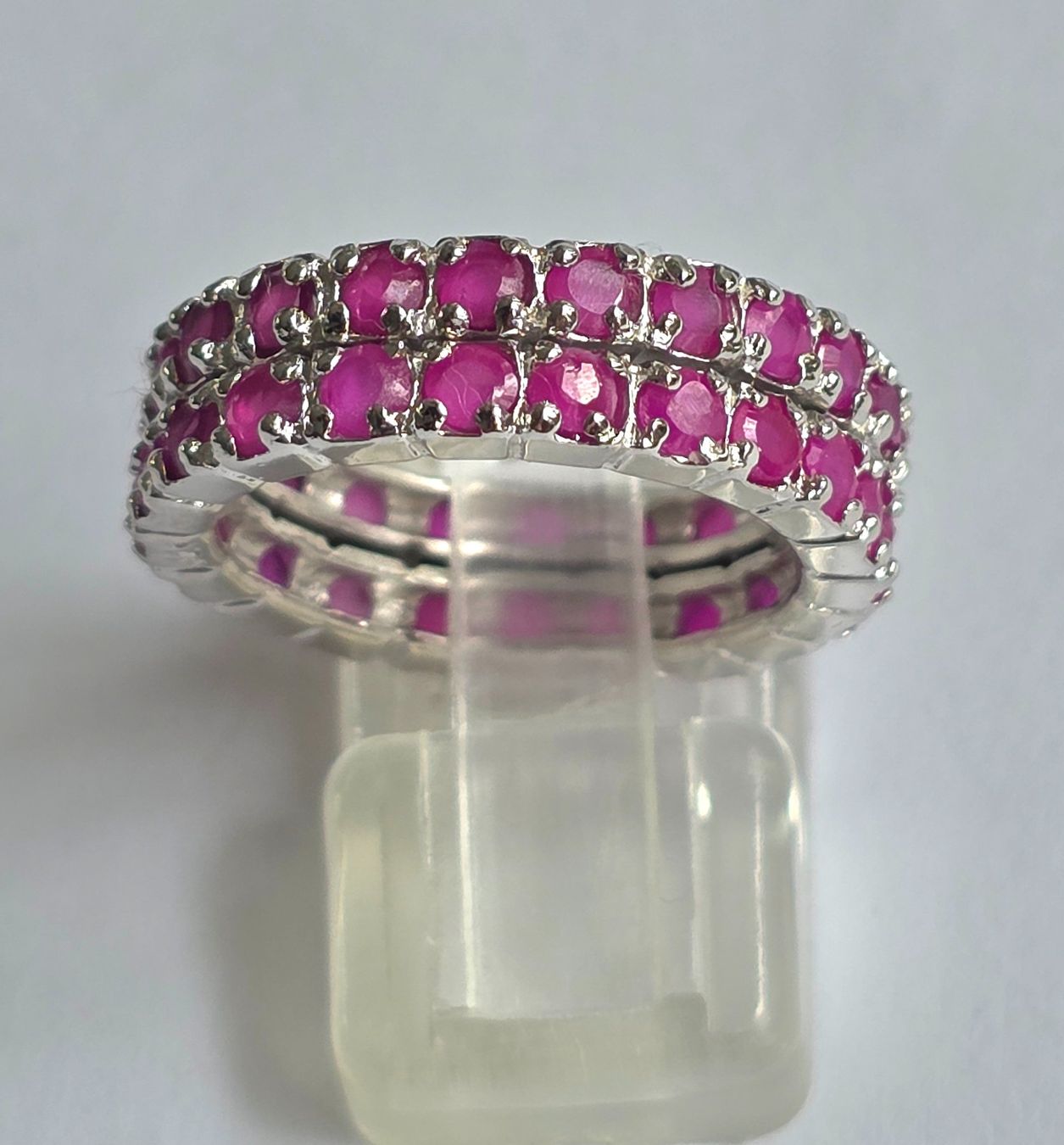 Anelli: Ring Silber Rubin Grösse 57 Neu – Nuovo (secondo la descrizione) da Zürich venduto da adriben 7