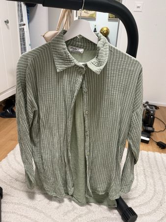 Lady Politan Sommerbluse, Gr. S, Olivgrün, Top Zustand!